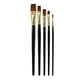 thumbnail image 2 of Set de pinceles de 5 piezas para pintura al óleo para principiantes: cerdas suaves de nailon, asas ergonómicas para acrílico y pintura al óleo, 2 of 6