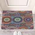 thumbnail image 2 of Bohemian Light Circular Design (6) Door Mat Welcome Door Mat for Front Door, Home Entrance, Yard, Floor, Patio, Non Slip Spring Summer Welcome Mat Indoor Outdoor Doormat 30"*17", 2 of 6