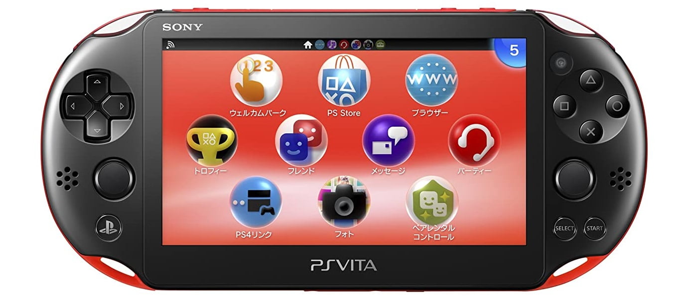PIano Black/ Matte Khaki Renewed Sony Playstation Vita Wi-Fi 2000 Series Slim 