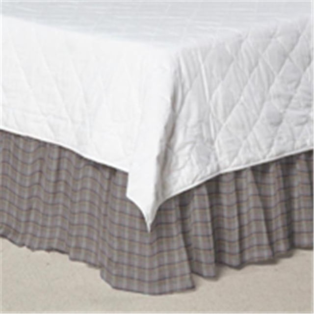 Patch Magic DRKW255A Lignes Rouges et Tissu à Carreaux Blanc Volant Roi 78 x 80 Po.