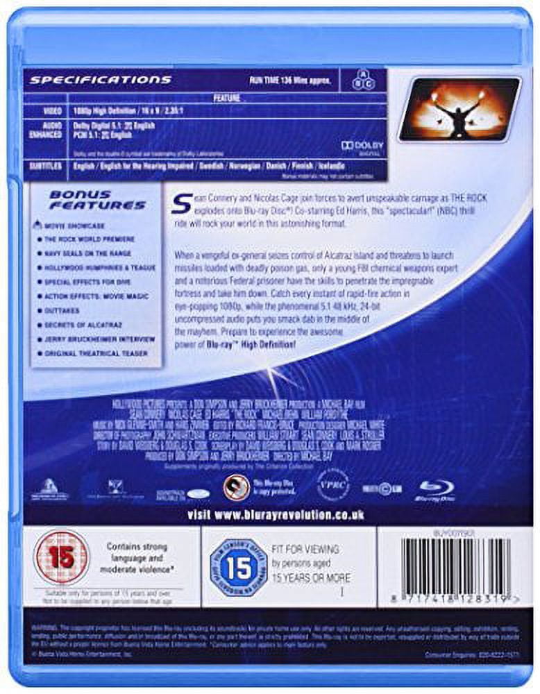 The Rock (Blu-ray), Disney, Action & Adventure