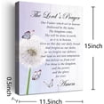 thumbnail image 2 of Christian Religious Canvas Wall Art,The Lord''s Prayer Canvas Poster Print Wall Decor,Christian Prayer Wall Art,Christian Faith Scripture Wall Art Decor W645, 2 of 6