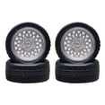 thumbnail image 1 of 4 llantas hexagonales de repuesto para ruedas, piezas de repuesto de goma profesional 1/64, neumáticos planos y llantas para accesorios, piezas para plata yotijar Run Flat Neumáticos Rueda Llanta, 1 of 7