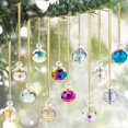 thumbnail image 2 of Hanging Christmas Tree 22mm Electroplated Phantom Ball Crystal Pendant Christmas Tree Pendant Xmas, 2 of 4