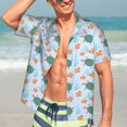 thumbnail image 5 of Lsque Turtles And Goldfish pattern Hawaiian Shirt for Men, Unisex Summer Beach Casual Short Sleeve Button Down Shirts-X-Large, 5 of 9