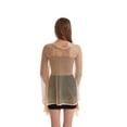 thumbnail image 3 of SWSMCLT Women's See Through Fringe for Wedding Shawl Wraps Shrug Scarf Top Metallic Blouse Beach Summer Apricot One Size, 3 of 4