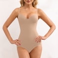 thumbnail image 5 of Sexy Underwire Push Up Cami Bodysuits for Womens Built in Bra Sleeveless Spaghetti Strap Going Out Tank Tops, 5 of 9