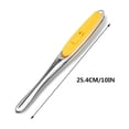 thumbnail image 2 of 2 Pcs Stainless Steel, 10" 304 Food Clip Home Kitchen Multifunctional Camping Barbecue Clip Steak Bread Clip Food Clip with Ergonomic Grip, 2 of 9