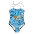 thumbnail image 3 of Blue'S Clues Girls One Piece Swimsuits Kids Sport Summer Swimwear Beach Bathing Suit, 3 of 6