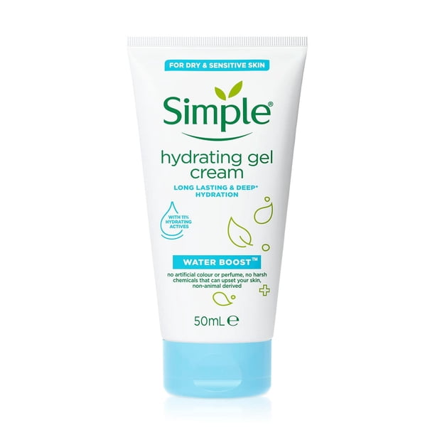 Crema en gel hidratante Moisturizer Simple Water Boost, 50 ml