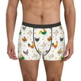 thumbnail image 4 of Wukai Funny Chicken Print Men’s Underwear Breathable Boxer Briefs,&nbsp;Moisture Wicking & Breathable-Medium, 4 of 7