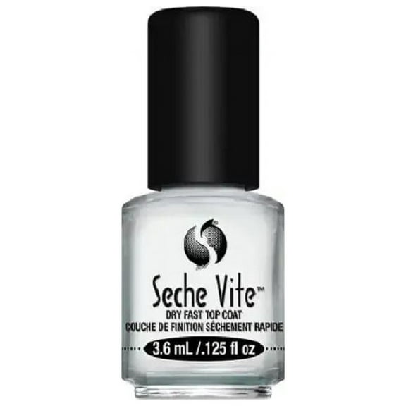 Seche Vite Dry Fast Nail Polish Top Coat 0.125 oz (3 pack)