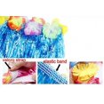 thumbnail image 3 of 8 Uds. Falda Hula Multicolor de seda hawaiana con flores de imitación para fiesta para niñas/mujeres, accesorio para fiesta hawaiana Luau Hawaii, 3 of 5