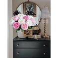 thumbnail image 4 of Flores Artificiales YalzoneMet Rosa Austin 45 cm Tallo Rosa 4 unidades, 4 of 9