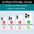 thumbnail image 2 of Funda tipo cartera DKDKSIP para iPhone 16 Pro Max con bloqueo RFID, 2 of 6
