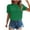 03# Green, variant on Womens T-Shirt Crew Neck Shirt Basic Casual Loose Blouse Summer Solid Color Short Sleeve Tops Women's Dressy Going Out Casual Party Office Top