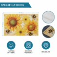 thumbnail image 6 of Sunflower Placemats Set of 12, Yellow Floral Elegant Pastoral Flowers Rustic Placemats for Dining Table, Place Mats for Kitchen Tabletop, Waterproof Wipeable Dining Table Mats Set, 6 of 9