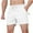 White, variant on Mlzmgr Plus Size Mens Shorts M-4XL Athletic Straight Leg Fitted Short with Pockets Running Sprots Shorts