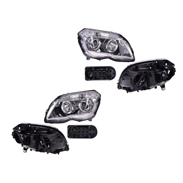 Par de FAROS GLK 2009 al 2012 MERCEDES BENZ DEPO .
