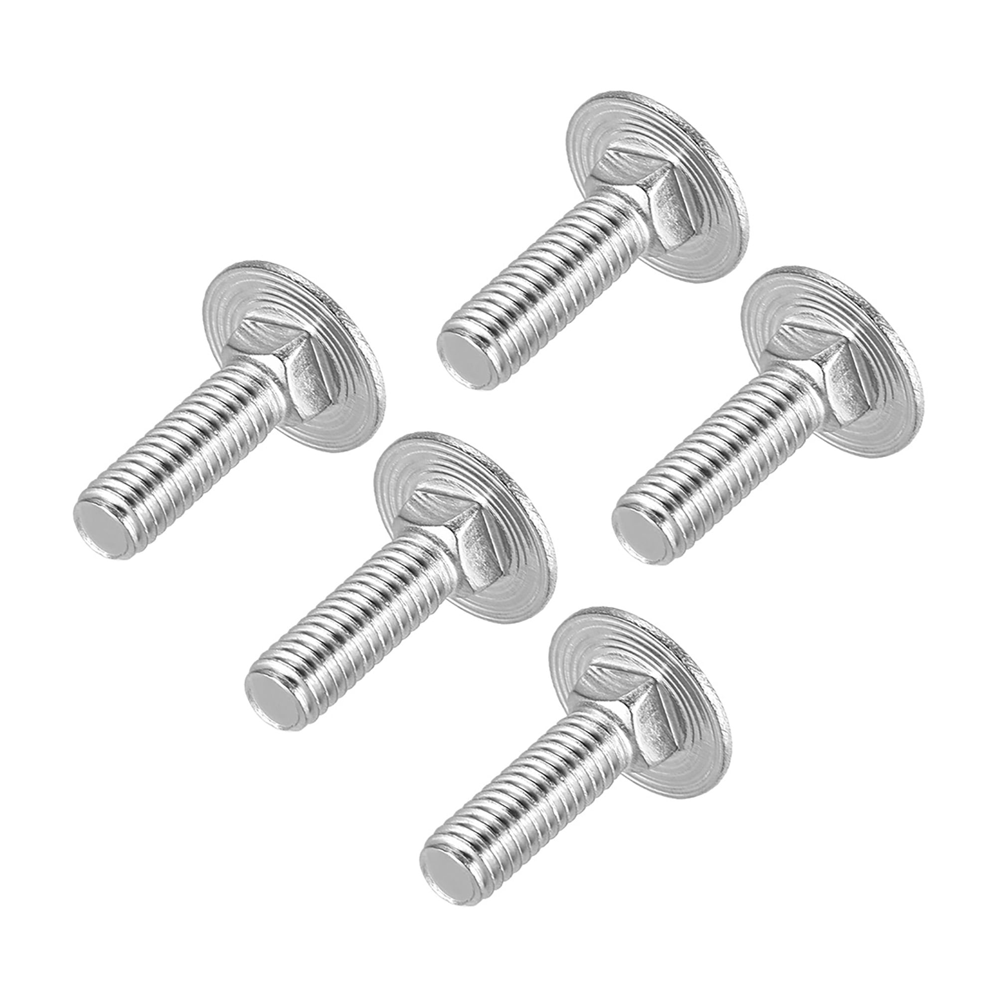 304 Stainless steel M6 M8 Full Thread Square Neck Bolts Coach Carriage Screw 