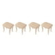 thumbnail image 3 of Toystoory Taburete de bar rectangular elástico, elegante y versátil, de 2 piezas, cubre el espacio con facilidad y fácil de limpiar, color beige 2Conjunto, 3 of 6