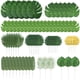 thumbnail image 1 of 70 piezas de hojas de palmera artificiales, hojas tropicales falsas, decoraciones, suministros para fiestas, 1 of 1
