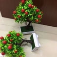 thumbnail image 3 of Ludlz 1Pc Potted Artificial Fruit Tree Bonsai Stage Garden Wedding Party Decor Props, 3 of 7