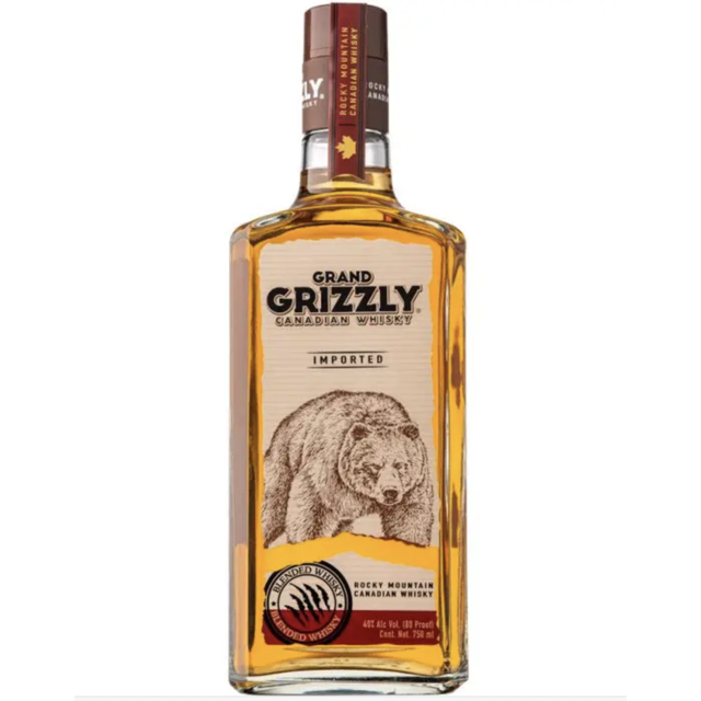 Caja de 12 Whisky Grand Grizzly 750 ml