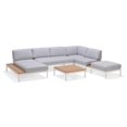 thumbnail image 1 of Juego de Patio Bendigo Set Deluxe, 7 piezas, con Cojines blanco 7pz, 1 of 7