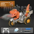 thumbnail image 2 of Meggemo RC Dinosaur Motorcycle Stunt Car - Spray & Sound Effects Toy, Remote-Controlled Design for Indoor/Outdoor Adventure & Holiday Gifting, 2 of 5