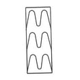 thumbnail image 3 of Estante para tapas de ollas, estante de almacenamiento para cubiertas de ollas colgantes, soporte para cubiertas de ollas de hierro de 3 niveles para, 3 of 8