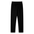 thumbnail image 3 of Men's Casual Summer Pants Loose Fit Comfortable Breathable Lightweight Long Trousers for Daily Wear Leisure Activities Men's Dress Pants Relaxed Fit Breathable Adaptive, 3 of 6