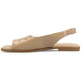 thumbnail image 2 of Journee Womens Brinsley Croco Texture Sling Back Flat Sandals, Widths Available, 2 of 9