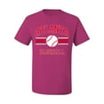 thumbnail image 2 of Wild Bobby City of Atlanta Baseball Fantasy Fan Sports Men's T-Shirt, Fuschia, Large, 2 of 6
