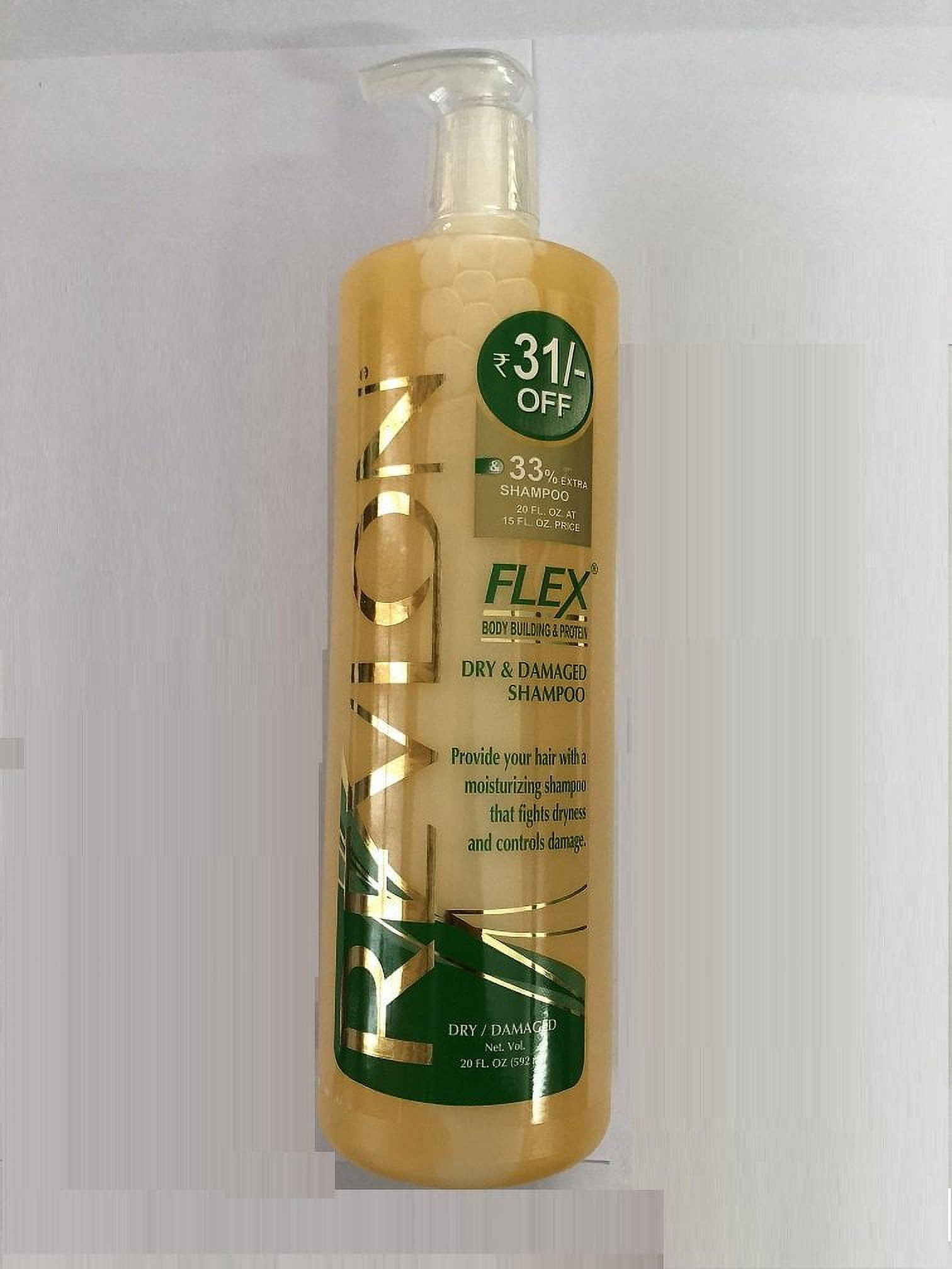Revlon Flex Shampoo Dry Damaged Body Building Protein Shampoo
