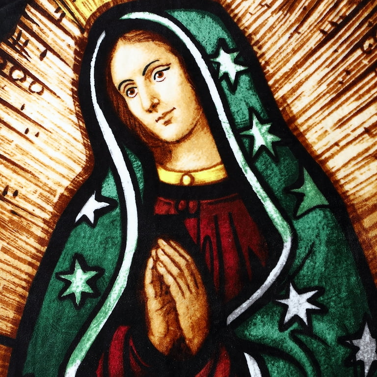 Wild Frontier 50X60 Blessed Mary Plush Throw. Suitable for Wild Frontier 50X60 Blessed Mary Plush Throw. Suitable for
