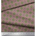 thumbnail image 2 of Soimoi Modal Satin Fabric Geometric & Mandala Kaleidoscope Decor Fabric Printed Yard 42 Inch Wide, 2 of 3