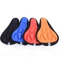 thumbnail image 6 of Cheers.US Bike Seat Cushion Exercise Bike Seat Cover Wide Silicone Bike Seat Cushion for Women Men Everyone Fits Cruiser and Stationary Bikes Indoor Cycling, 6 of 7