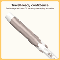 thumbnail image 2 of Conair Double Ceramic Curling Iron, 1.25", Rose Gold, 2 of 8
