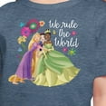 thumbnail image 3 of Disney Princess - We Rule The World - Toddler And Youth Short Sleeve Graphic T-Shirt, 3 of 5