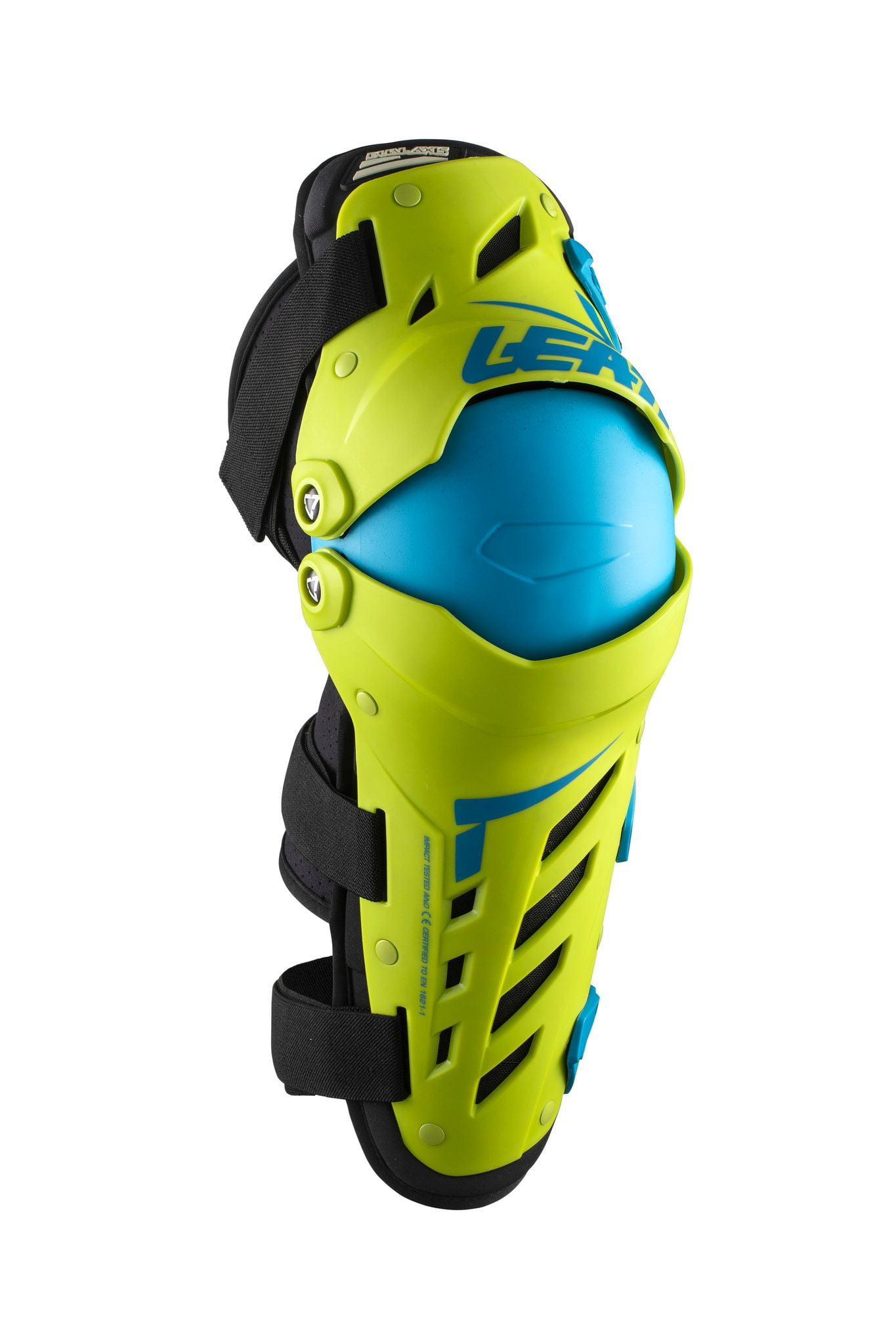 Leatt Knee & Shin Guard Dual Axis Lime/Blue XXL
