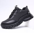 thumbnail image 1 of Zapatos casuales Zapatos de construcción con punta de acero transpirable para hombres y mujeres (44 negro) Wdftyju Tenis De Mujer Tenis De Hombre, 1 of 8