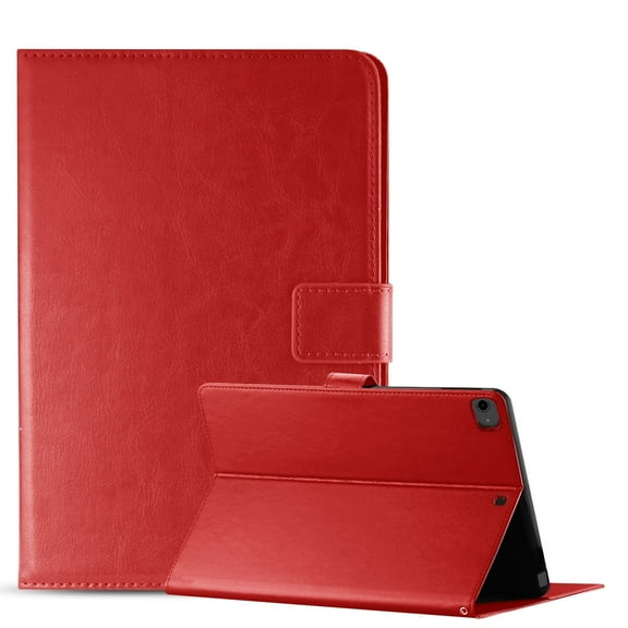 APPLE IPAD MINI 4,APPLE IPAD MINI 5,APPLE IPAD MINI 6 TABLET/LAPTOP ACCESSORIES Slim Fit Hybrid PU Leather Folio Cover Hybrid Protective Case for 8" Apple iPad mini 4/5/6 In Red