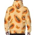 thumbnail image 5 of Hoodies for Men - Tropical fruit Papaya Long Sleeve Comfrt Men'S Fashion Hoodies & Sweatshirts, Sweatshirts for Men Hoodies Pullover Clothing Clothes with Pouch, 5 of 7