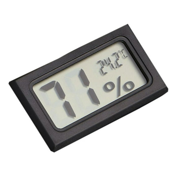 WMGHA Humidity Meter Indoor Thermometer Mini Digital Thermometer Hygrometer Indoor Temperature Humidity Meters Gauge LCD Display Fahrenheit (℉) for Humidors,Greenhouse, Reptile Tank, Cellar