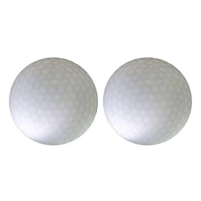 De Pelotas De Golf Iluminadas De Goma Portátiles Reutilizables Luminosas De Color Sólido Ejercicio Nocturno Suministros De Accesorios De Golf 2 Piezas Vogacara OD010664-02