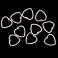 thumbnail image 3 of 10 Uds. Colgantes de abalorios de corazón dulce hueco acrílico para joyería DIY Color #8 Color 8 Hugo Colgante de los encantos, 3 of 10