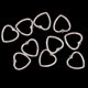 thumbnail image 3 of 10 colgantes acrílicos huecos con forma de corazón para hacer pendientes DIY. Color 8, 3 of 9