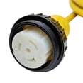 thumbnail image 2 of Parkworld 62442Y Shore Power Adapter Cord RV 30A 125V L5-30P male to Marine SS1-50R 50A 125V female (yellow, 50FT), 2 of 3