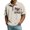 Beige, variant on Dwelliawo Mens Polo Shirts Quarter Zip Shirts Casual Classic Lightweight Short Sleeve Golf Collared Shirt White M